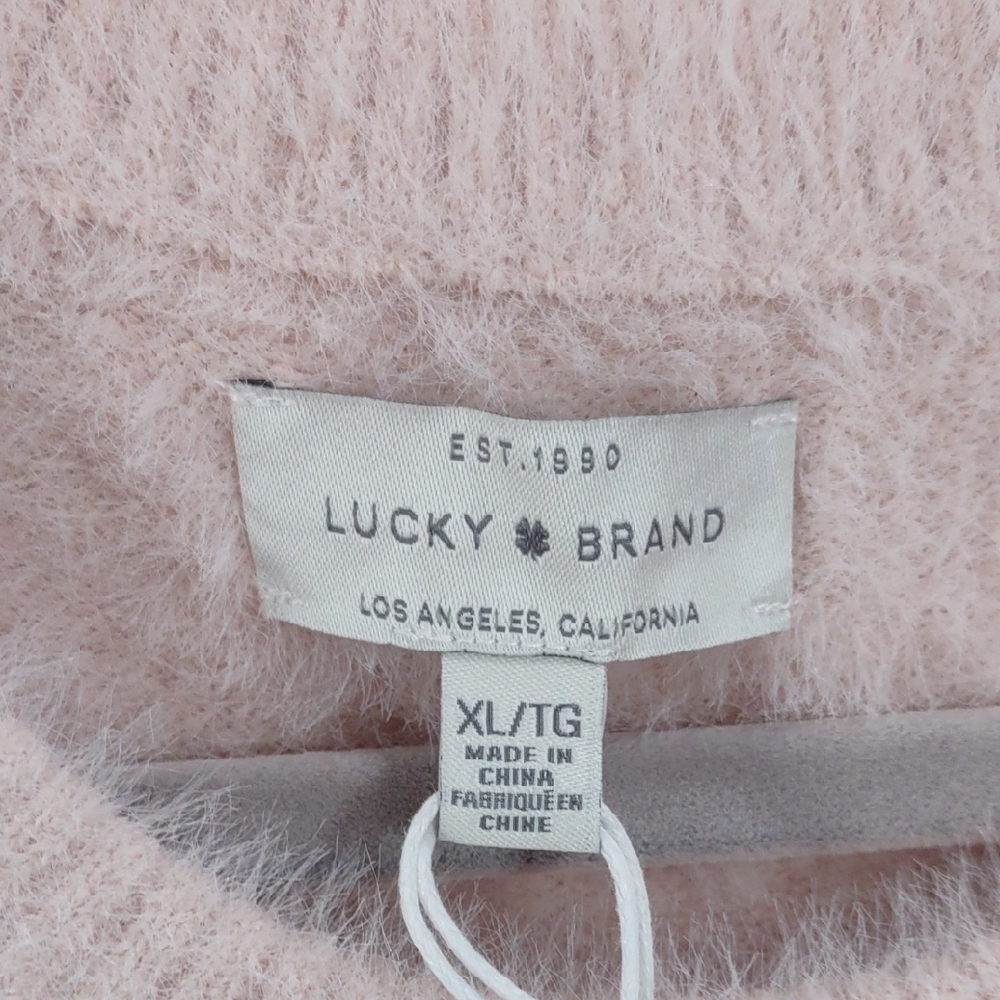 Lucky Brand Los Angeles California Sweater Pink, Size XL. - Picture 4 of 17